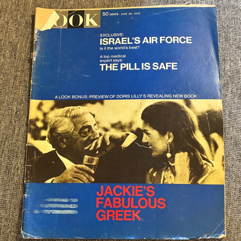 LOOK Magazine June 30 1970 ONASSIS MIKE NICHOLS CATCH-22 ISRAEL